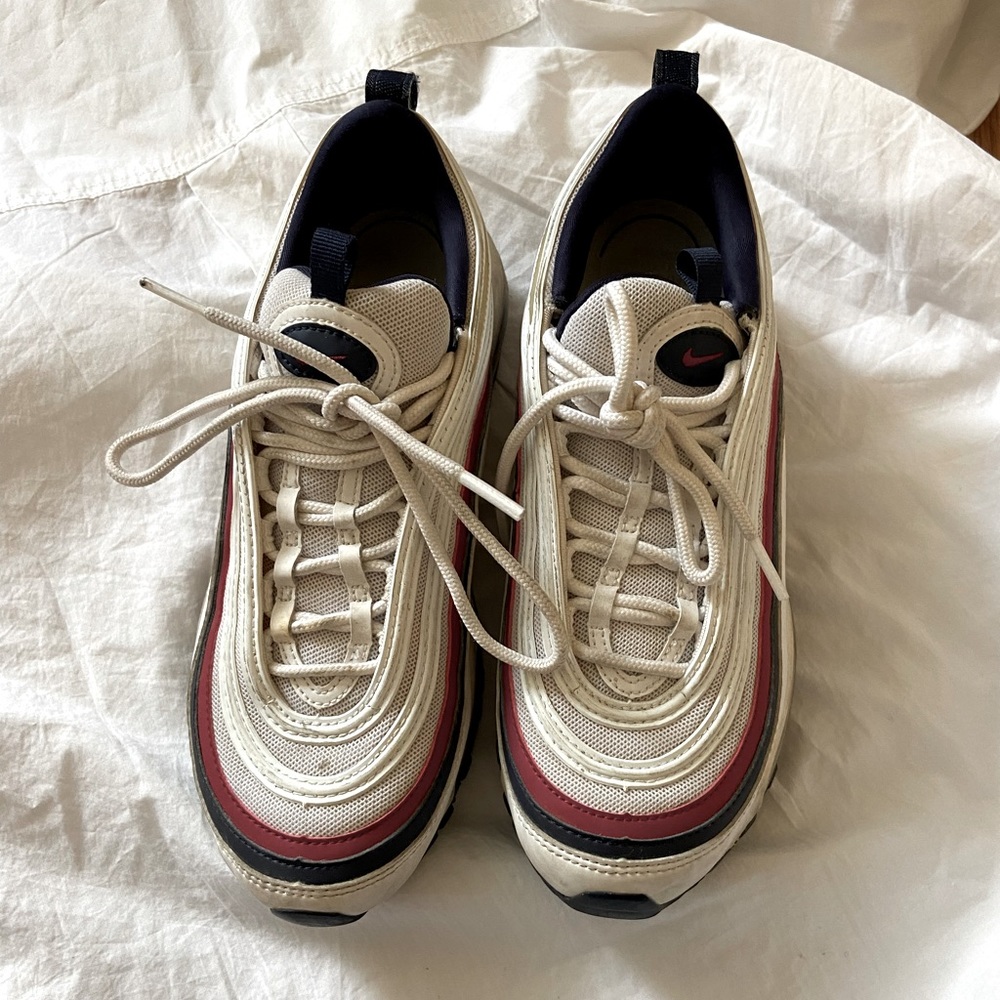 Size 7- Nike Air Max 97 University Red White 2018 - AR5531-002